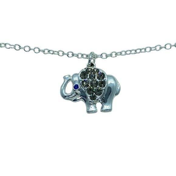 AVON Silver Elephant Pendant Necklace - Picture 4 of 5